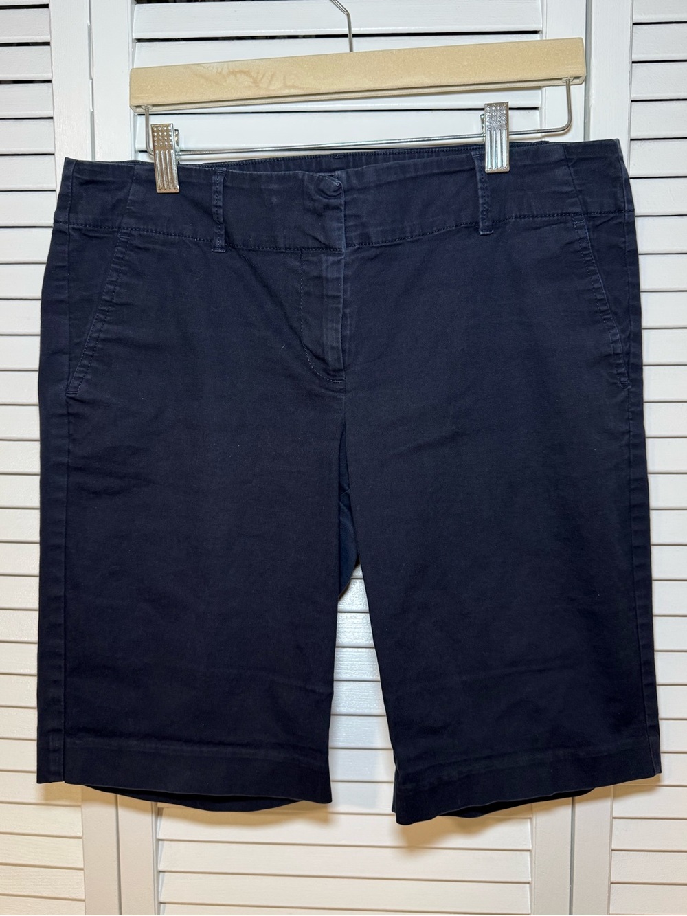 Ann Taylor Navy Bermuda Shorts